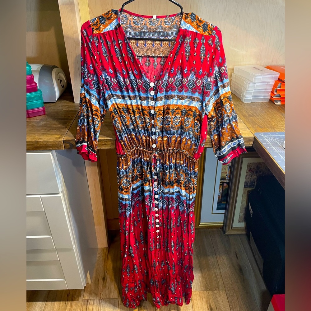 Colorful dress/robe